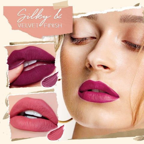 5 in 1 Matte Lipstick - Pack of 2